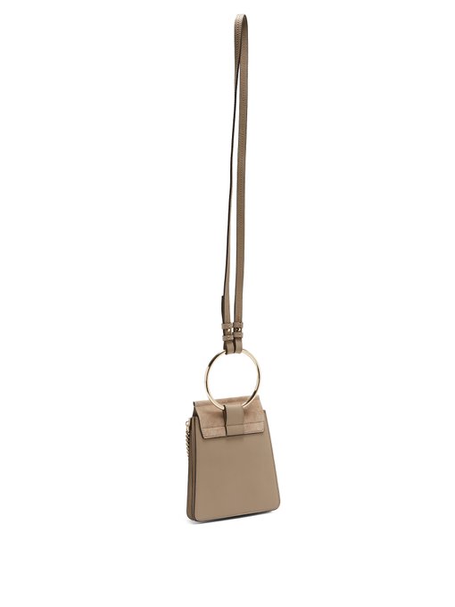 Faye mini suede-panel leather cross-body bag | Chloé | MATCHESFASHION US
