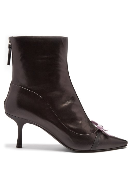 Mademoiselle leather ankle boots 
