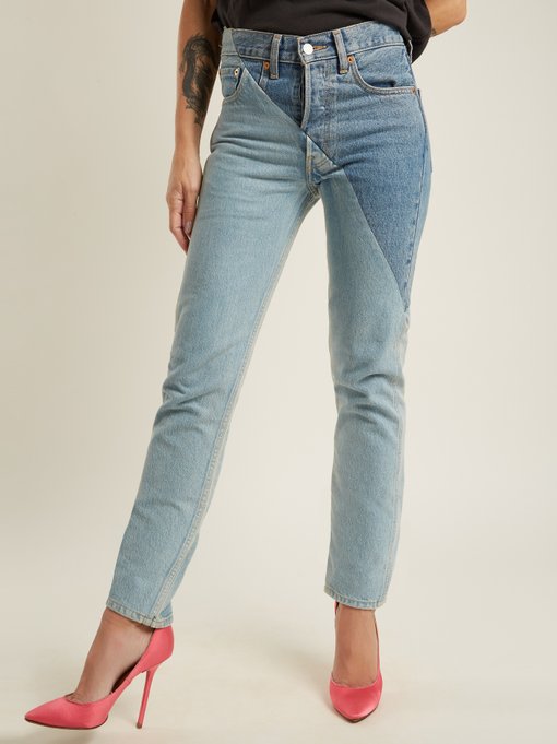 X Levi's cross-cut slim-leg jeans展示图