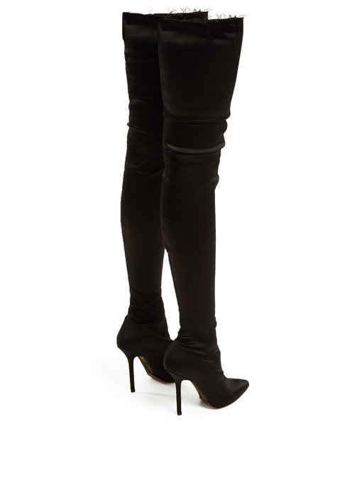 vetements boots thigh high