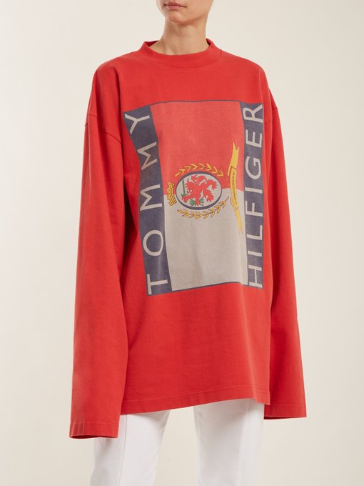 tommy hilfiger centre flag t shirt