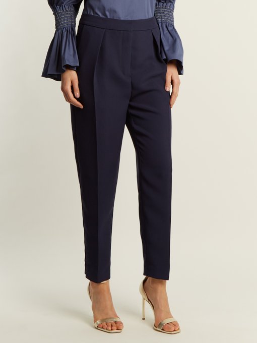 Surikov high-rise peg-leg trousers | Roksanda | MATCHESFASHION UK