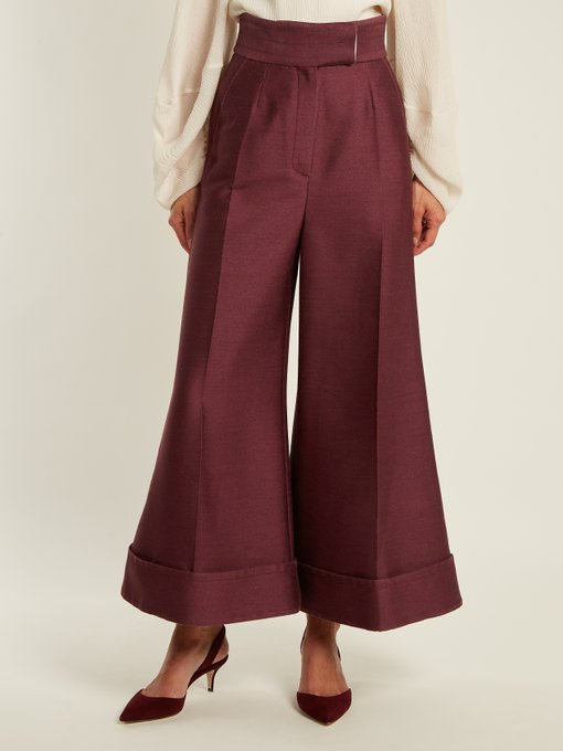Sina high-rise wide-leg trousers | Roksanda | MATCHESFASHION UK