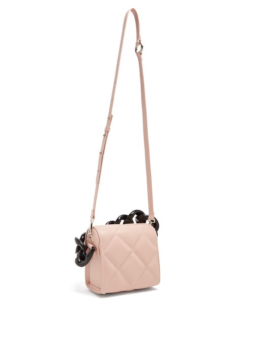 Oversized curb-chain quilted leather shoulder bag | Marques'Almeida ...