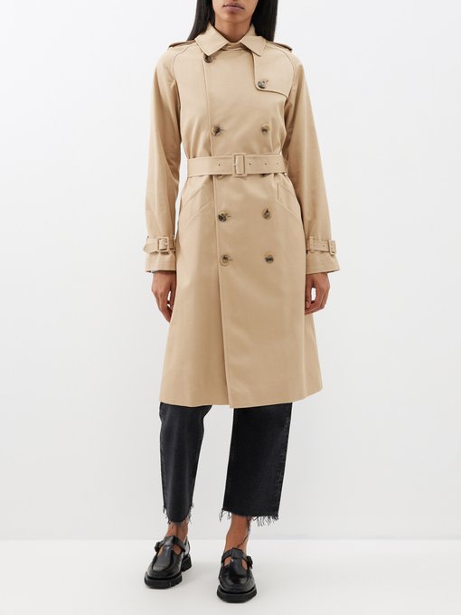 Greta cotton-twill trench coat | A.P.C. 