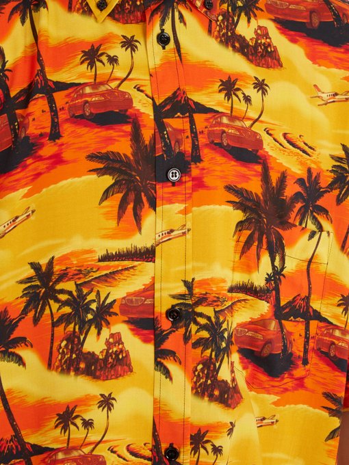 chemise hawaienne balenciaga