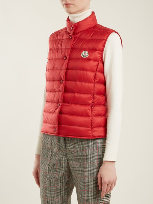moncler liane quilted down gilet