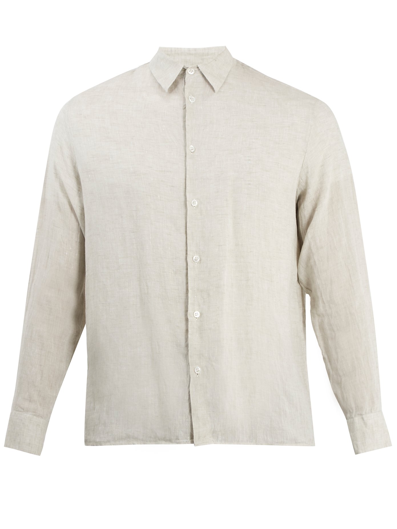 giorgio armani linen shirt