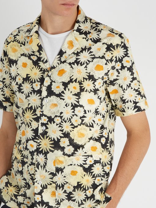 Jude daisy-print short-sleeve shirt 