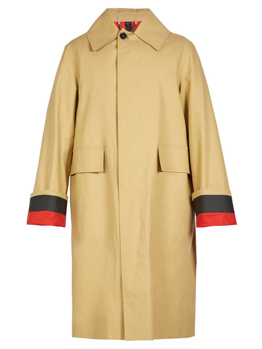 burberry coat yellow