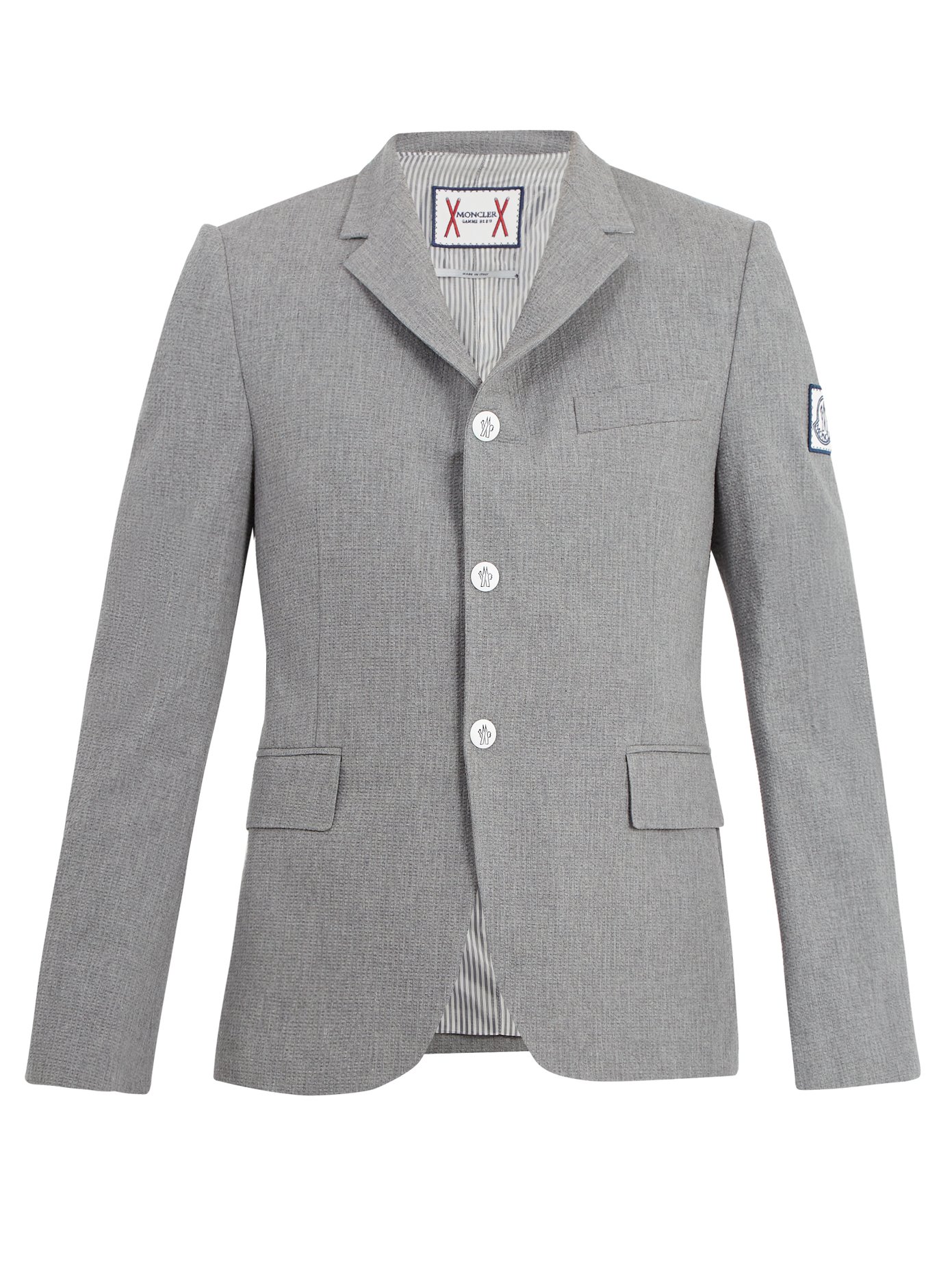 moncler gamme bleu blazer