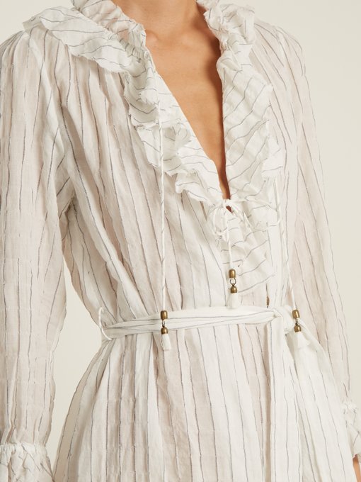 Corsair Pinstripe cotton-blend dress展示图