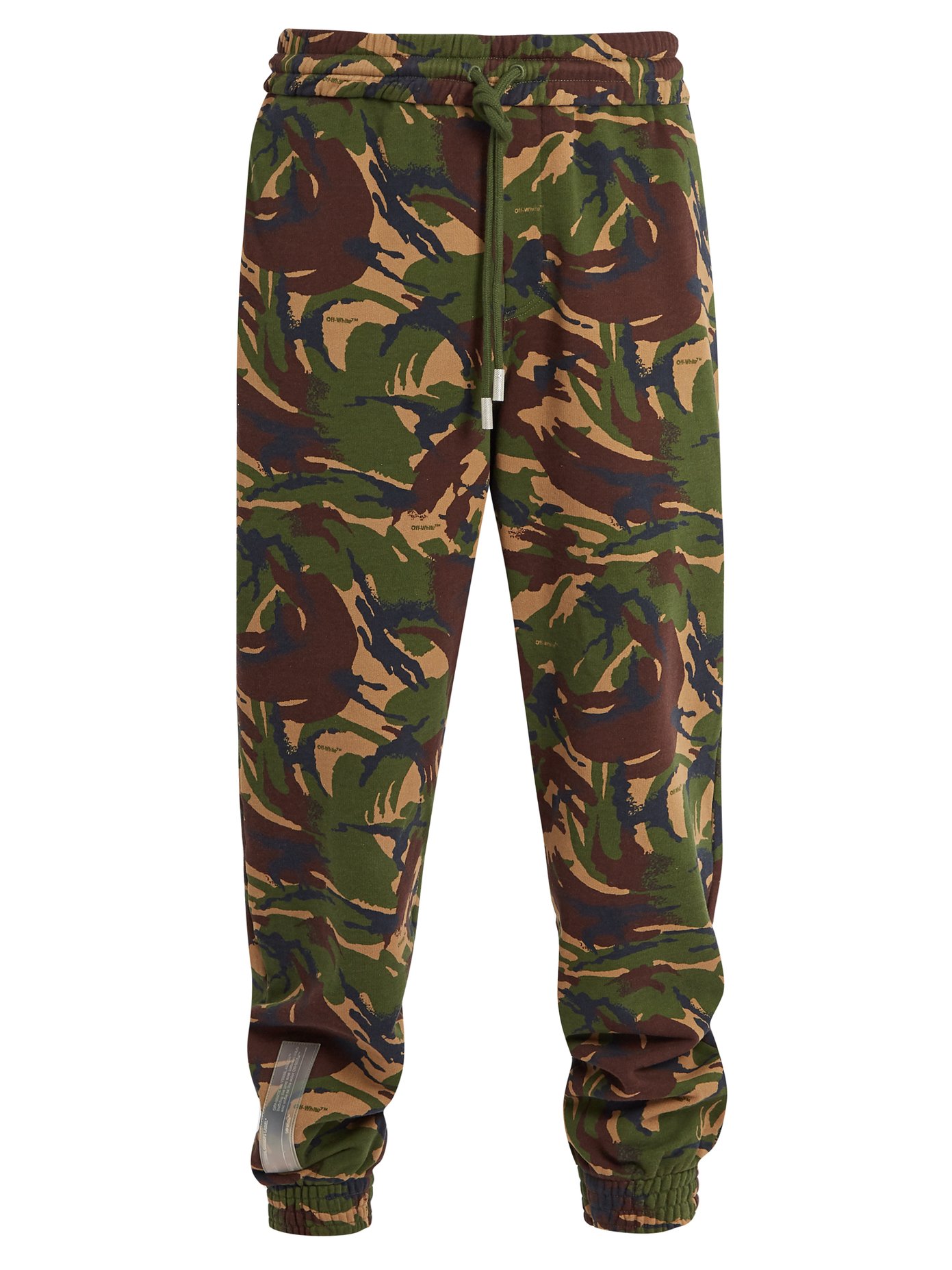 camouflage track pants