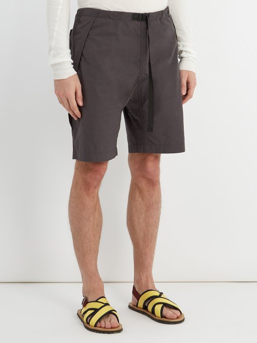 Percy straight-leg cotton shorts展示图