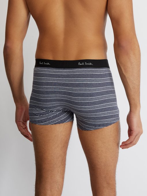 Striped stretch-cotton boxer shorts展示图