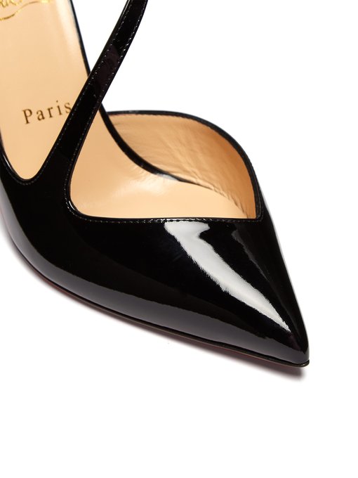 Jumping 85 patent-leather pumps 