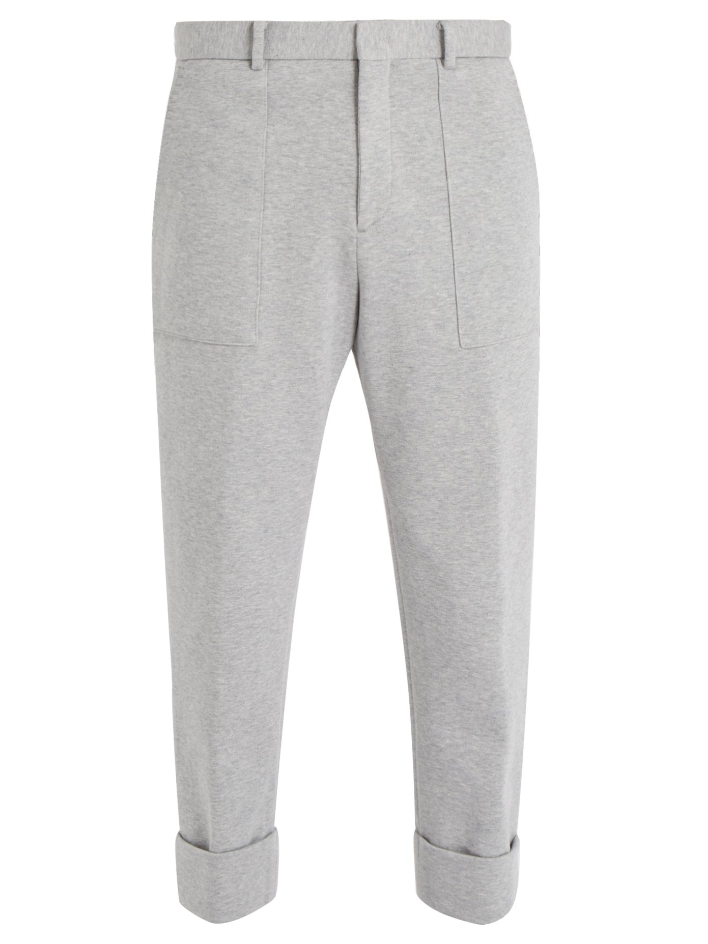 jersey cropped trousers