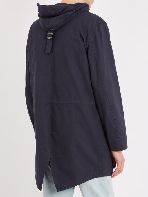 Nathan hooded cotton-twill parka展示图