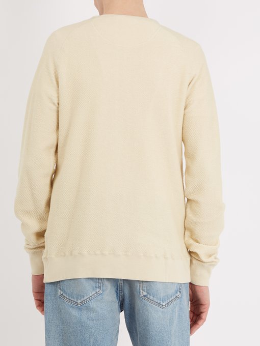 Kasu Interlock long-sleeved cotton sweatshirt展示图