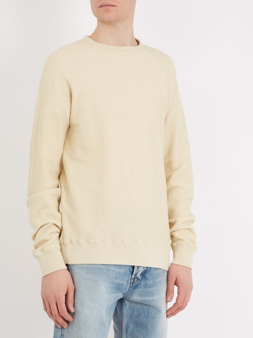 Kasu Interlock long-sleeved cotton sweatshirt展示图