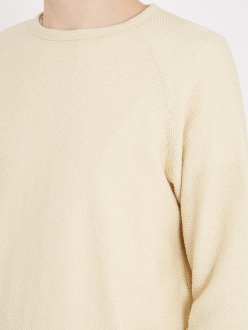 Kasu Interlock long-sleeved cotton sweatshirt展示图