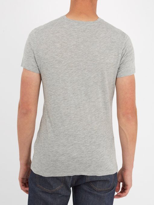 Jacksonville V-neck cotton-blend T-shirt展示图