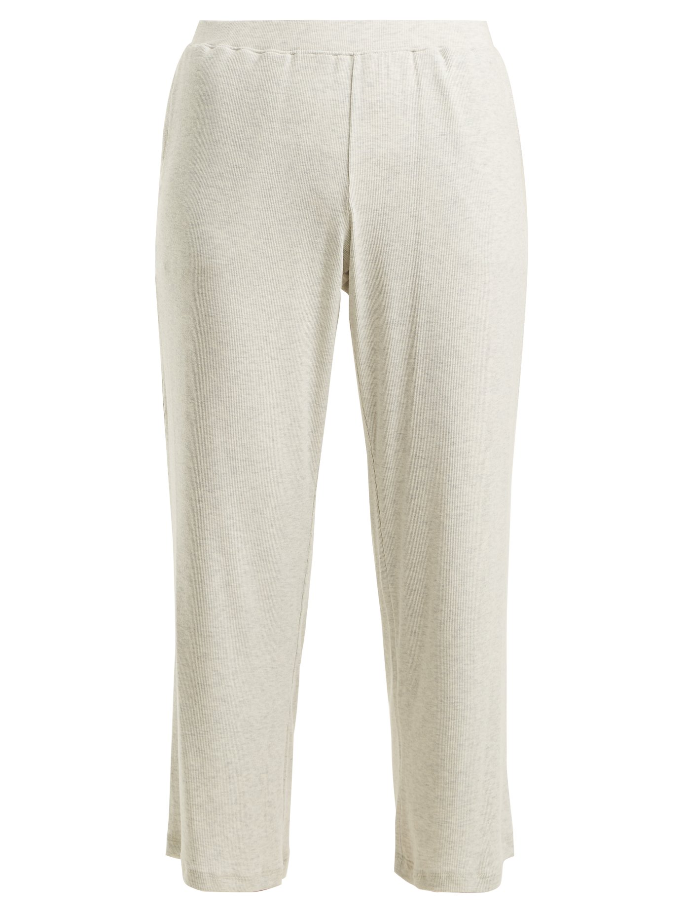 jersey cropped trousers