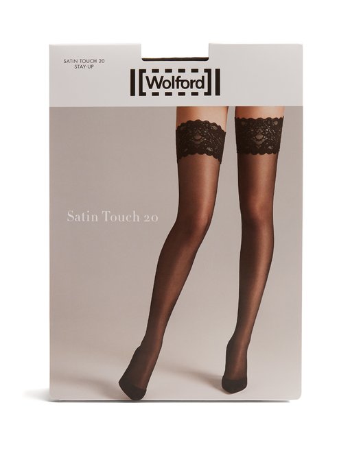 Satin Touch stay-up tights | Wolford | MATCHESFASHION UK