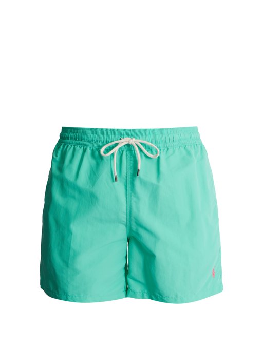 green polo swim trunks