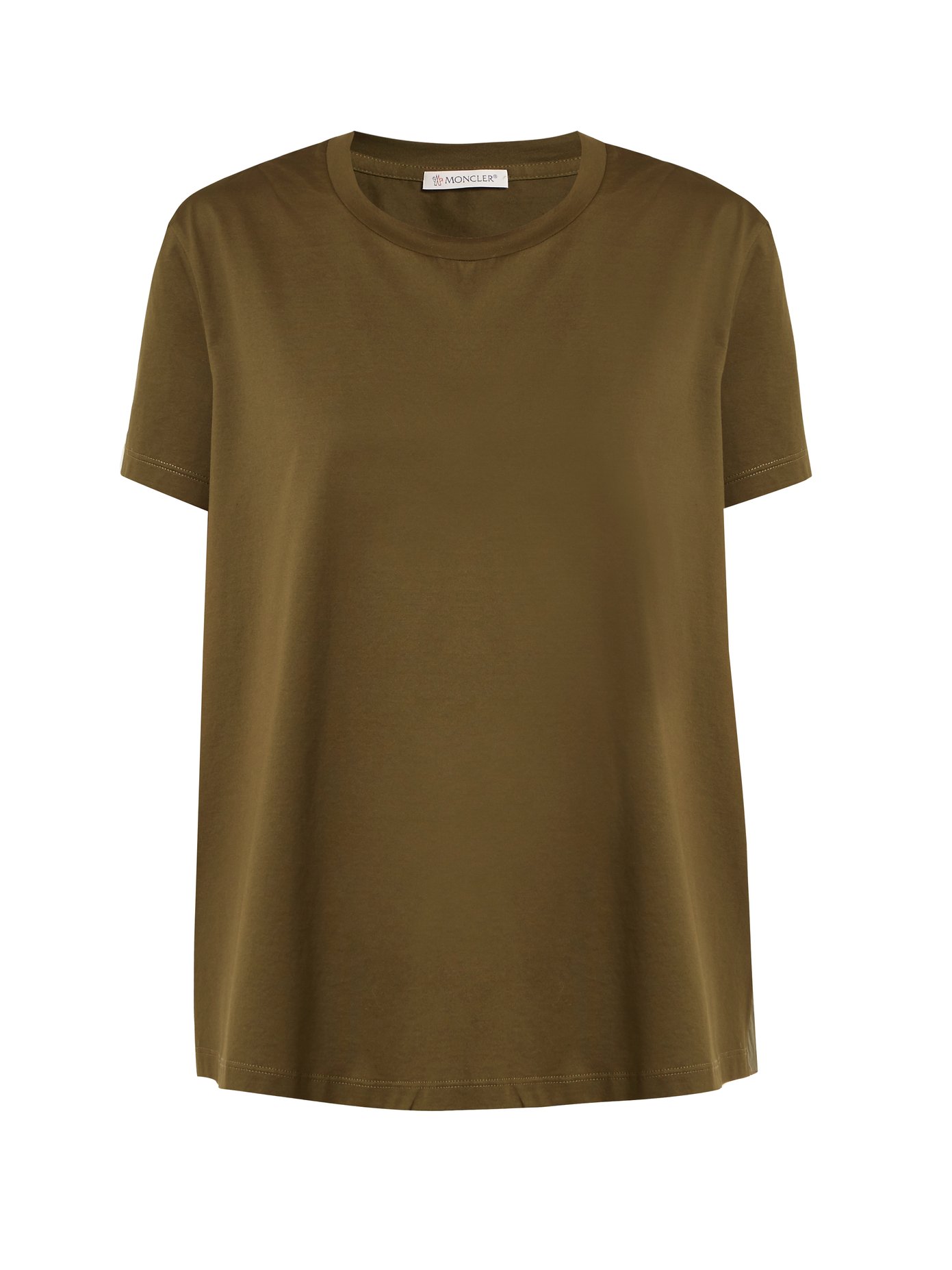 moncler khaki t shirt