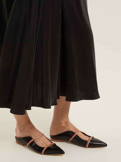 leather flats | Malone Souliers 