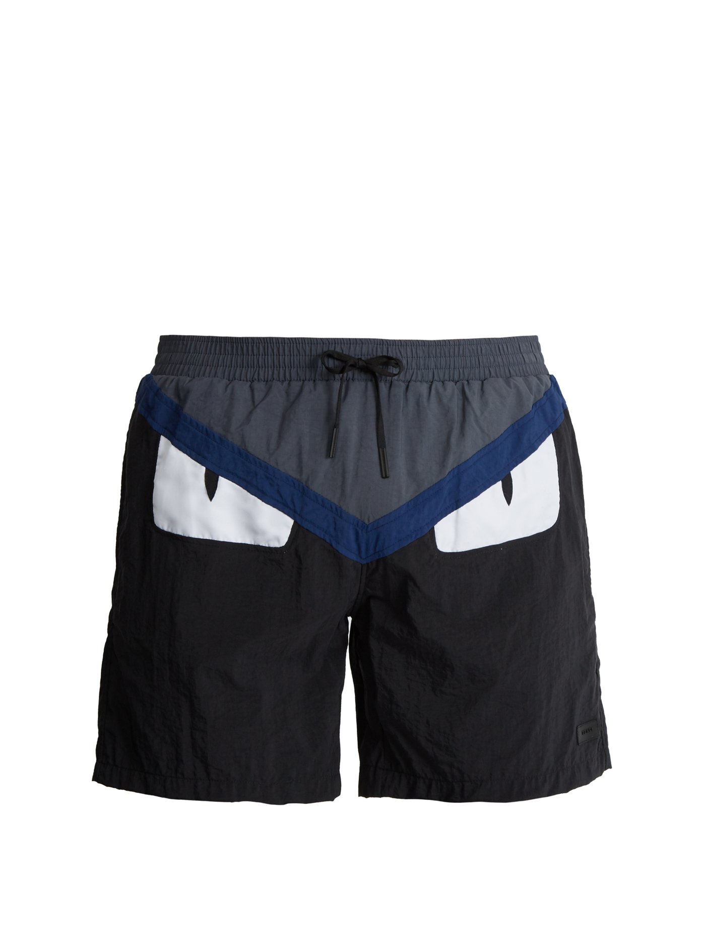 fendi monster swim trunks