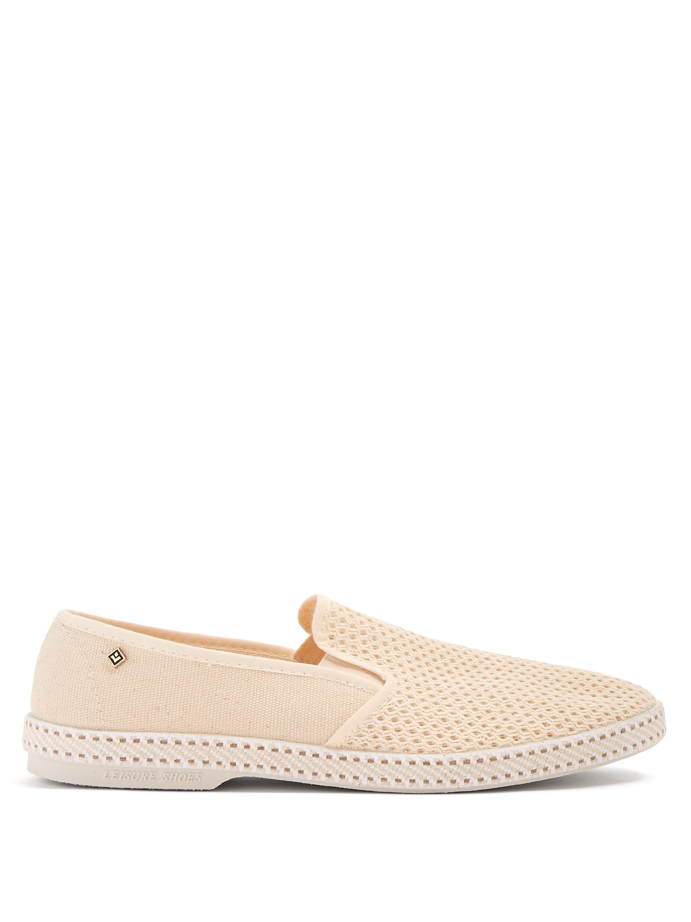 Classic 20 mesh and canvas loafers 