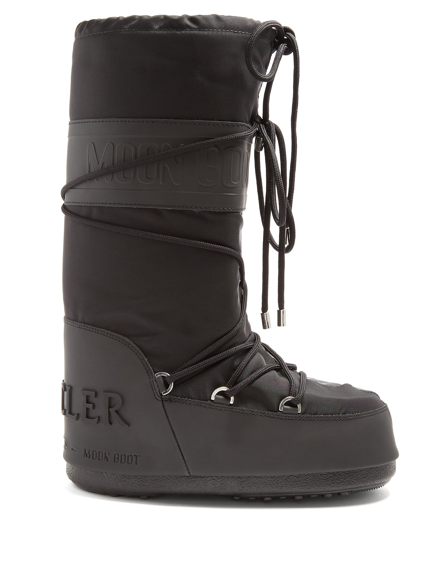 X Moon Boot® leather-trimmed aprés-ski 