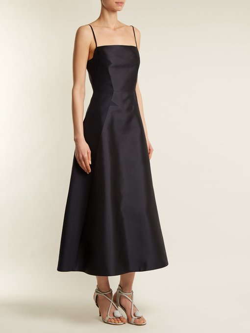 Herve square-neck silk-blend dress | Gabriela Hearst | MATCHESFASHION ...