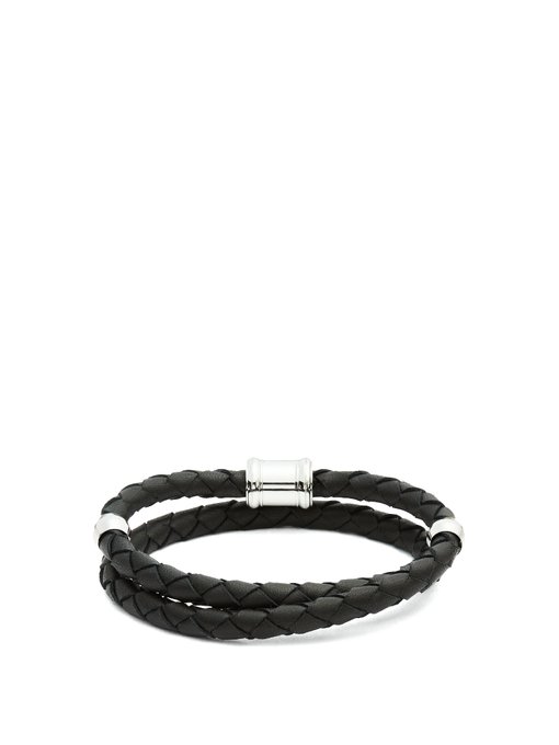 Casing braided leather bracelet展示图