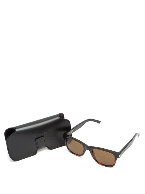 Square-frame acetate sunglasses展示图