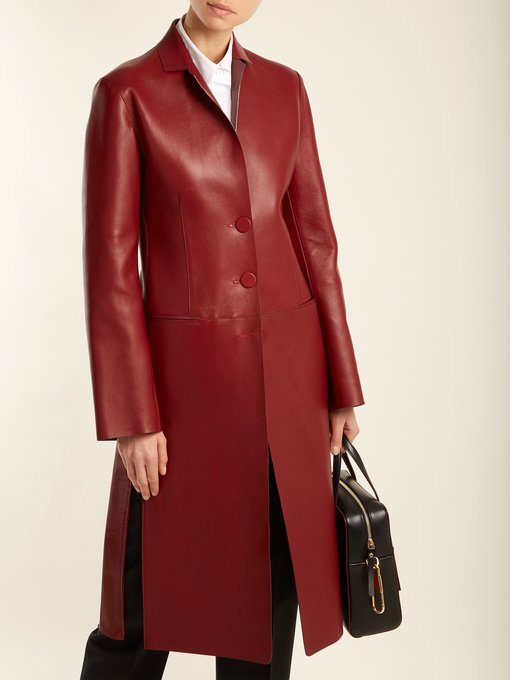 Anda bonded-leather coat | Joseph | MATCHESFASHION UK