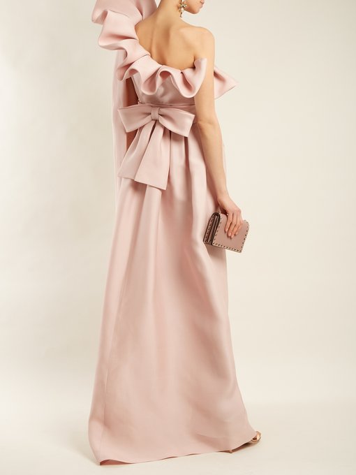 valentino one shoulder dress