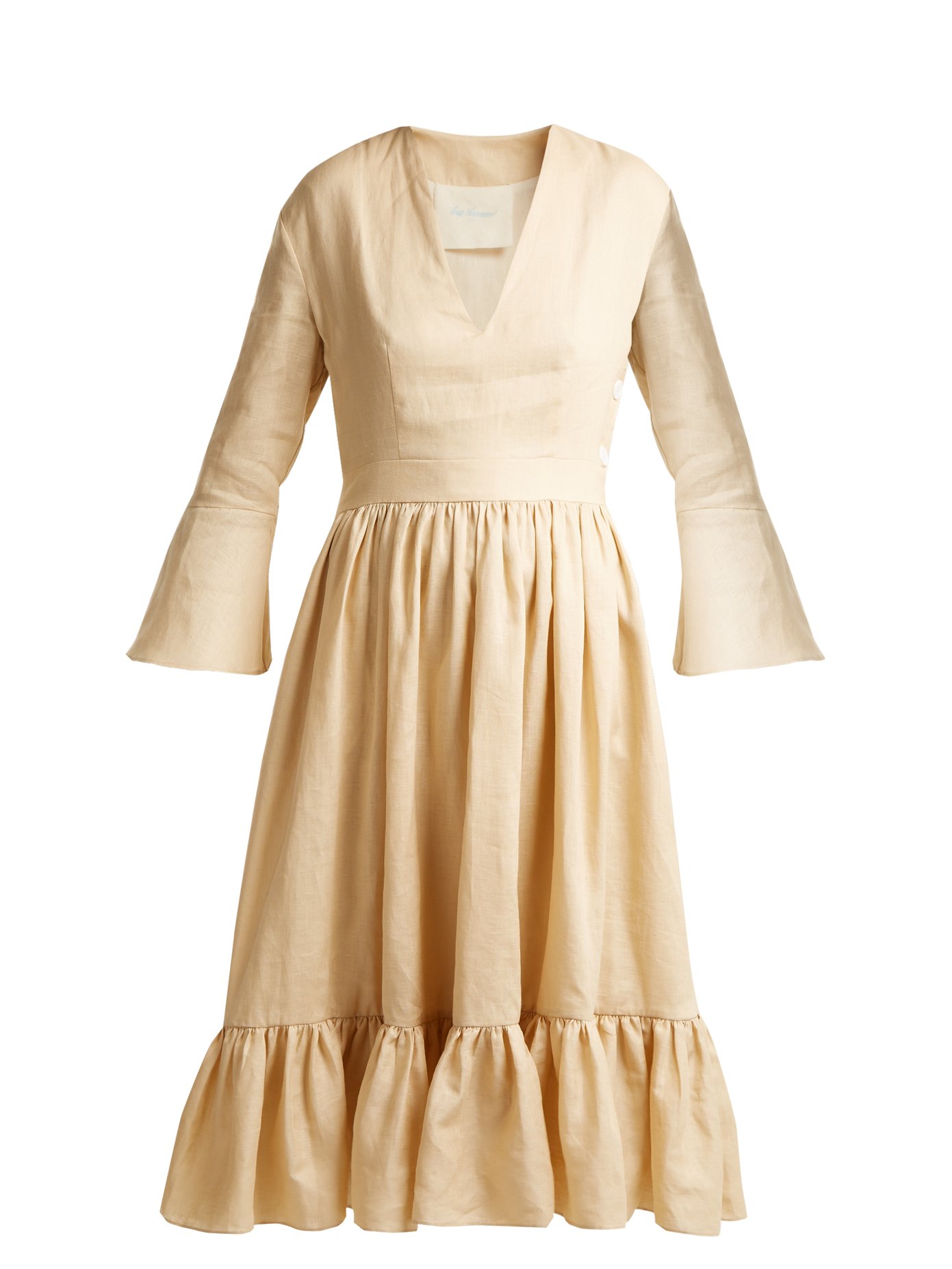 linen dress with sleeves uk