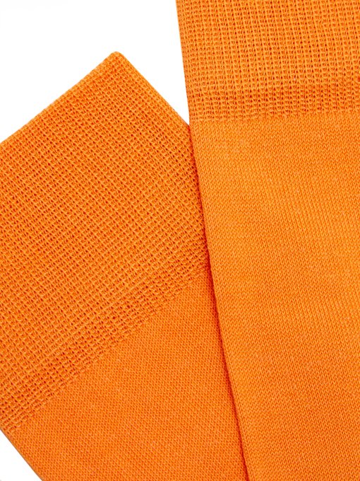 orange balenciaga socks