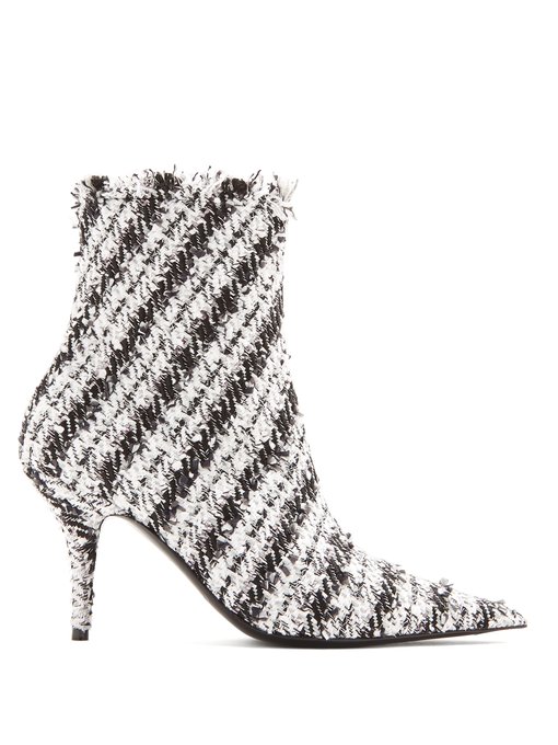 balenciaga tweed shoes