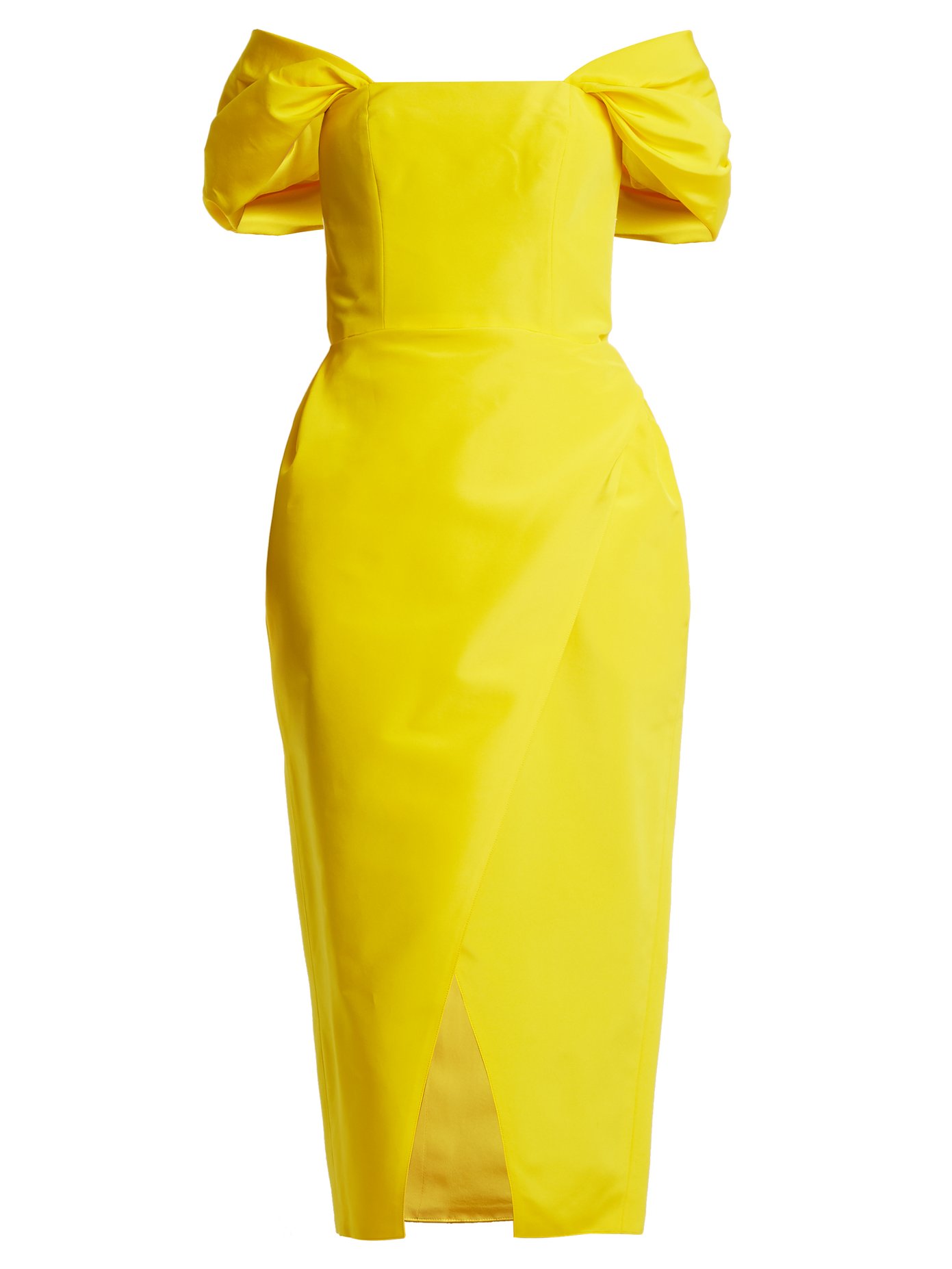 carolina herrera yellow gown