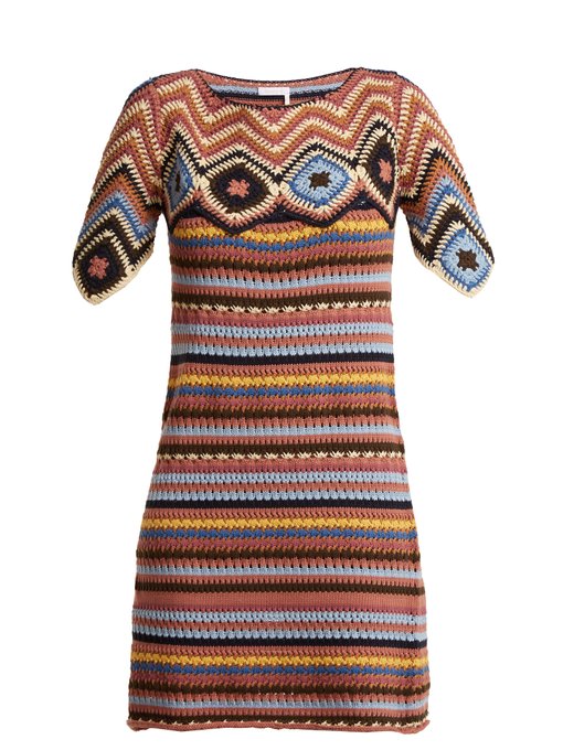 see by chloe crochet dress