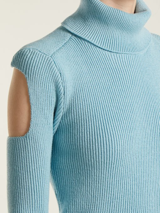 Exposed-back roll-neck sweater | Balenciaga | MATCHESFASHION UK