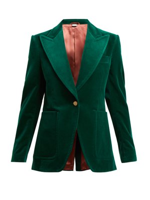 Tailored velvet jacket | Gucci | MATCHESFASHION UK