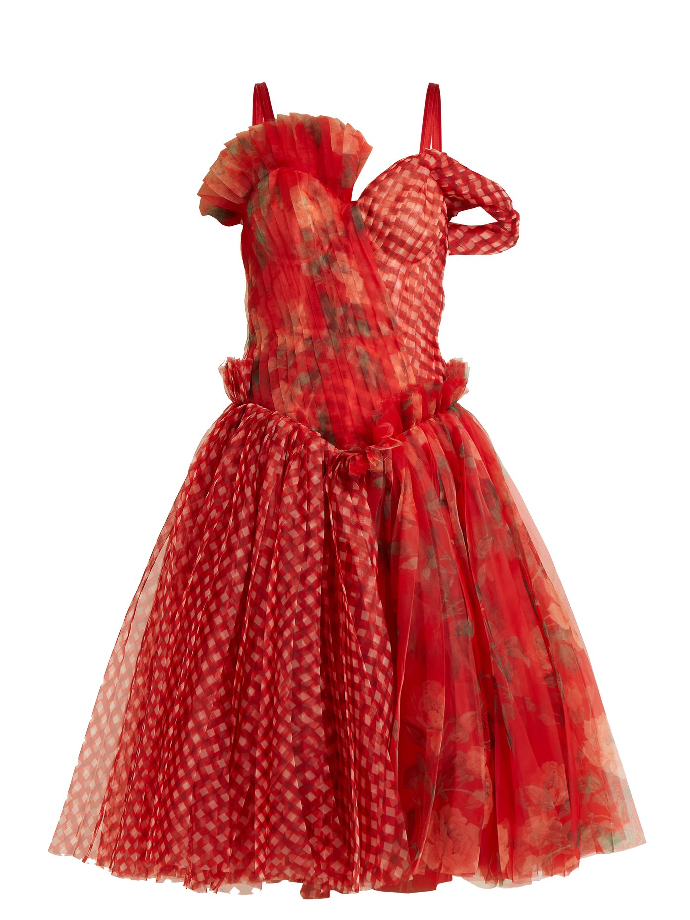 alexander mcqueen dress red