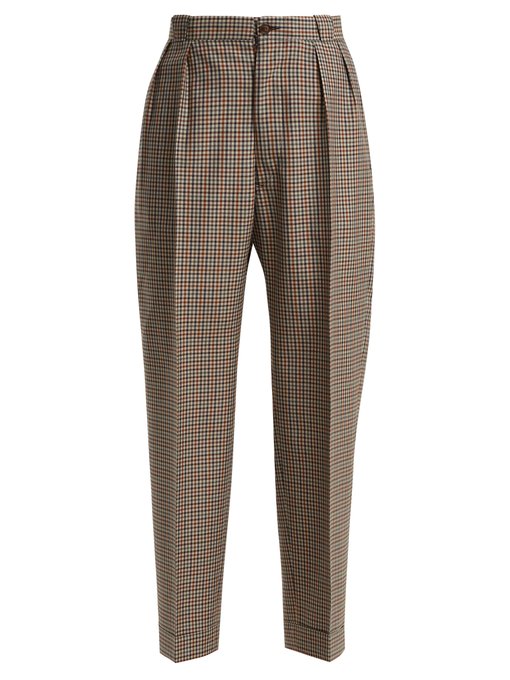 High-waist tweed trousers | Maison Margiela | MATCHESFASHION US