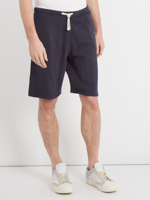 Wide-leg cotton shorts展示图