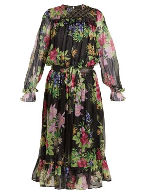 Vitti floral-print embellished dress | Dodo Bar Or | MATCHESFASHION US